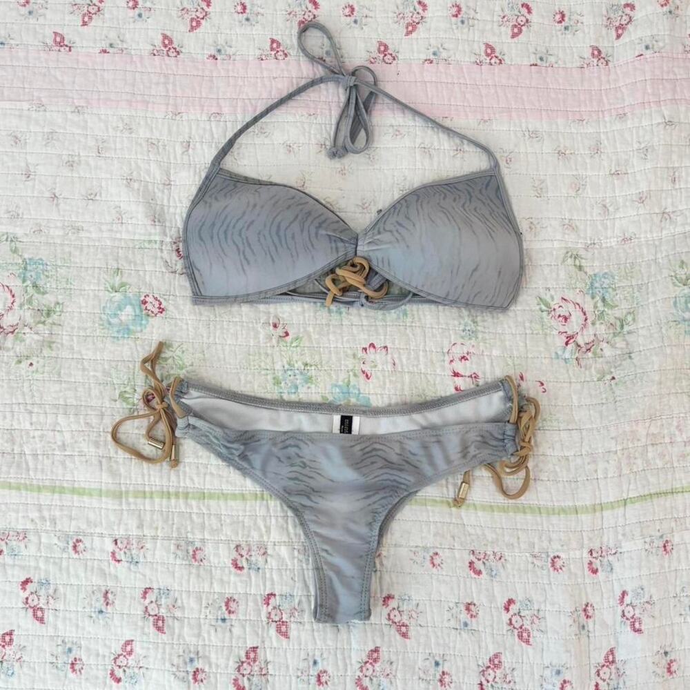 Awesome mint swim bikini set